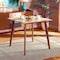 Baxton Studio Kaylee Mid-Century Transitional Walnut Brown Finished Wood Dining Table with Faux Marble Tabletop 178-11082-Zoro - alternate 6